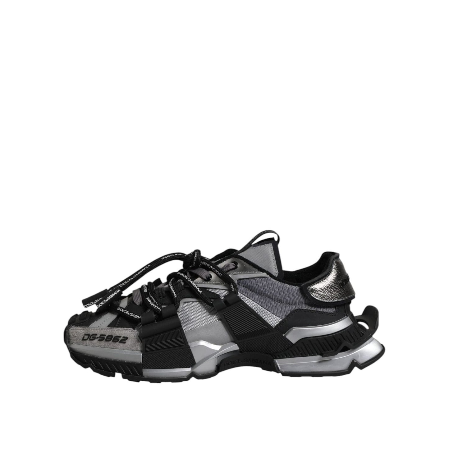 Dolce & Gabbana Multicolor Panelled Space Sneakers Shoes MV7368-40