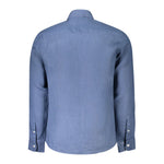 North Sails Blue Linen Shirt NO-38869-S