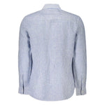 North Sails Blue Linen Shirt NO-38877-M