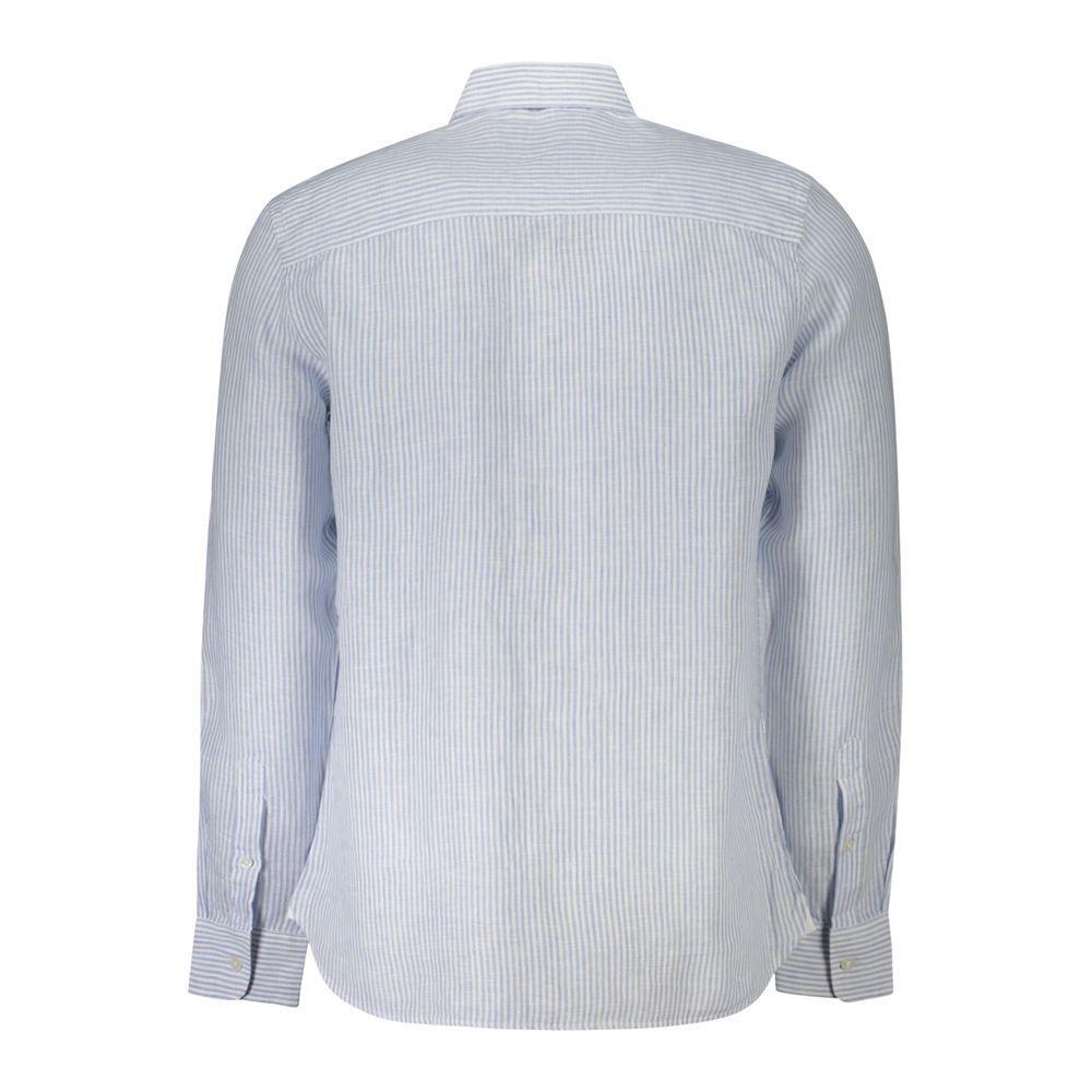 North Sails Blue Linen Shirt NO-38911-M