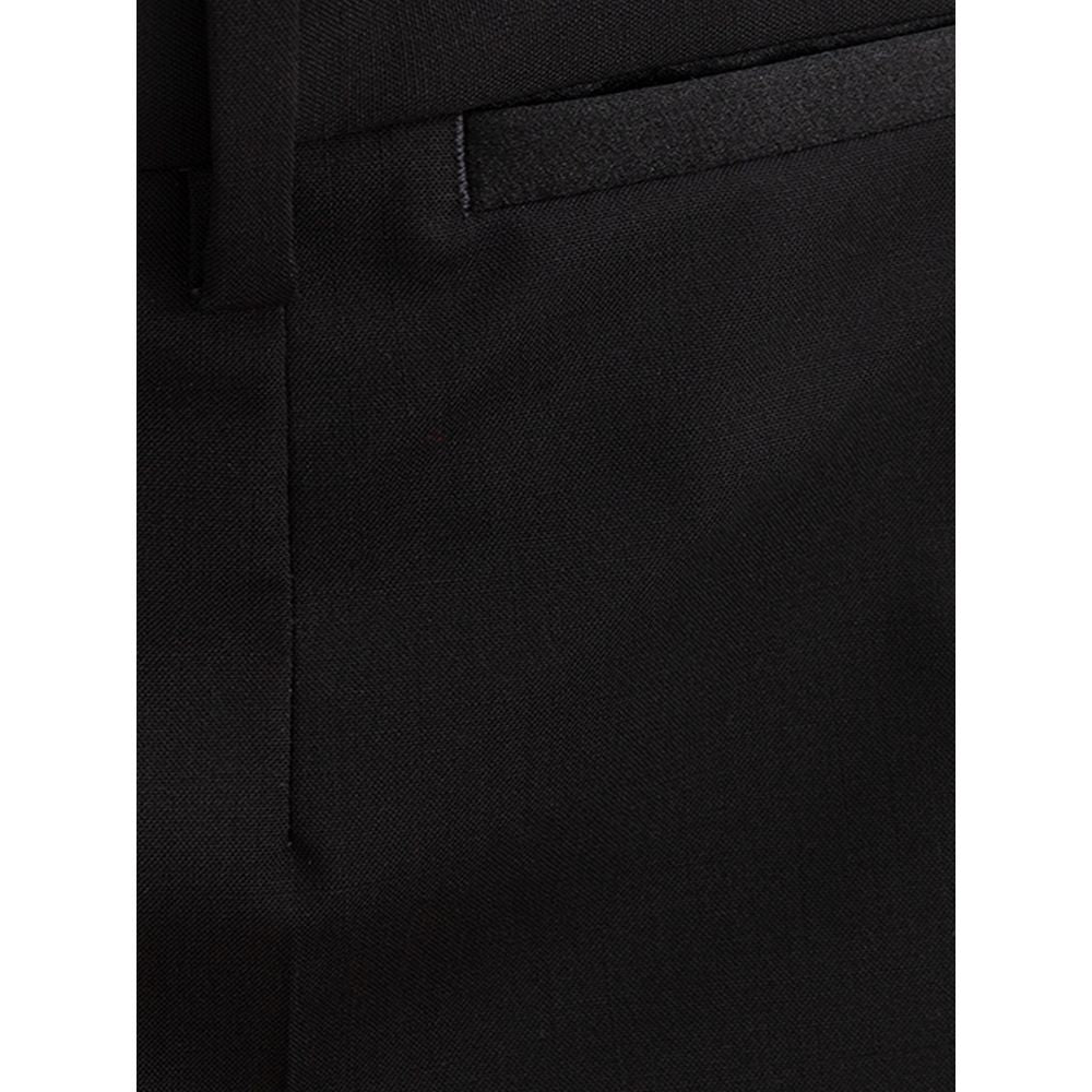 Dolce & Gabbana Black Wool Pant DO-141366720009985-IT54 | XXL