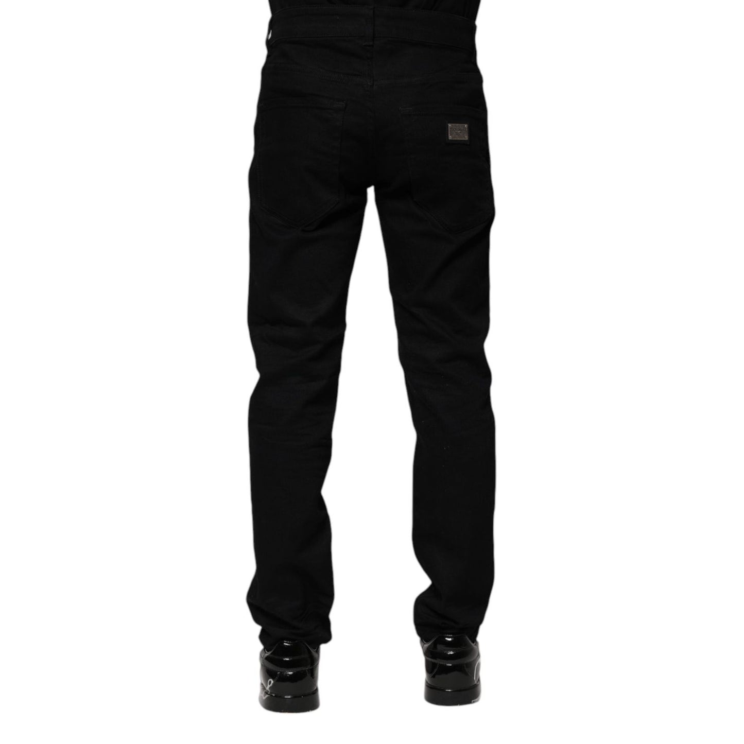 Dolce & Gabbana Black Cotton Skinny Denim Jeans PAN74996-44