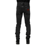 Dolce & Gabbana Black Cotton Skinny Men Denim Jeans PAN75202-46