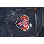 Dolce & Gabbana Dark Blue Tattered Skinny Denim Jeans PAN75227-44