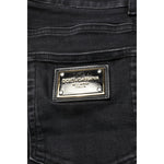 Dolce & Gabbana Black Cotton Skinny Men Denim Jeans PAN75279-46