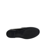 Dolce & Gabbana Black Leather Slip On Loafers Dress Shoes MV7492-41.5