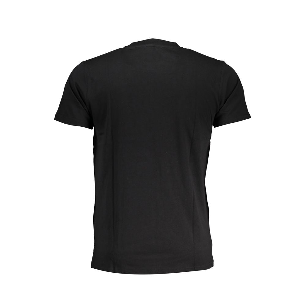 Cavalli Class Black Cotton T-Shirt CA-28586-L