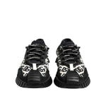 Dolce & Gabbana Black Logo Lace Up Low Top NS1 Sneakers Shoes MV7541-42