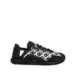 Dolce & Gabbana Black Logo Lace Up Low Top NS1 Sneakers Shoes MV7541-42