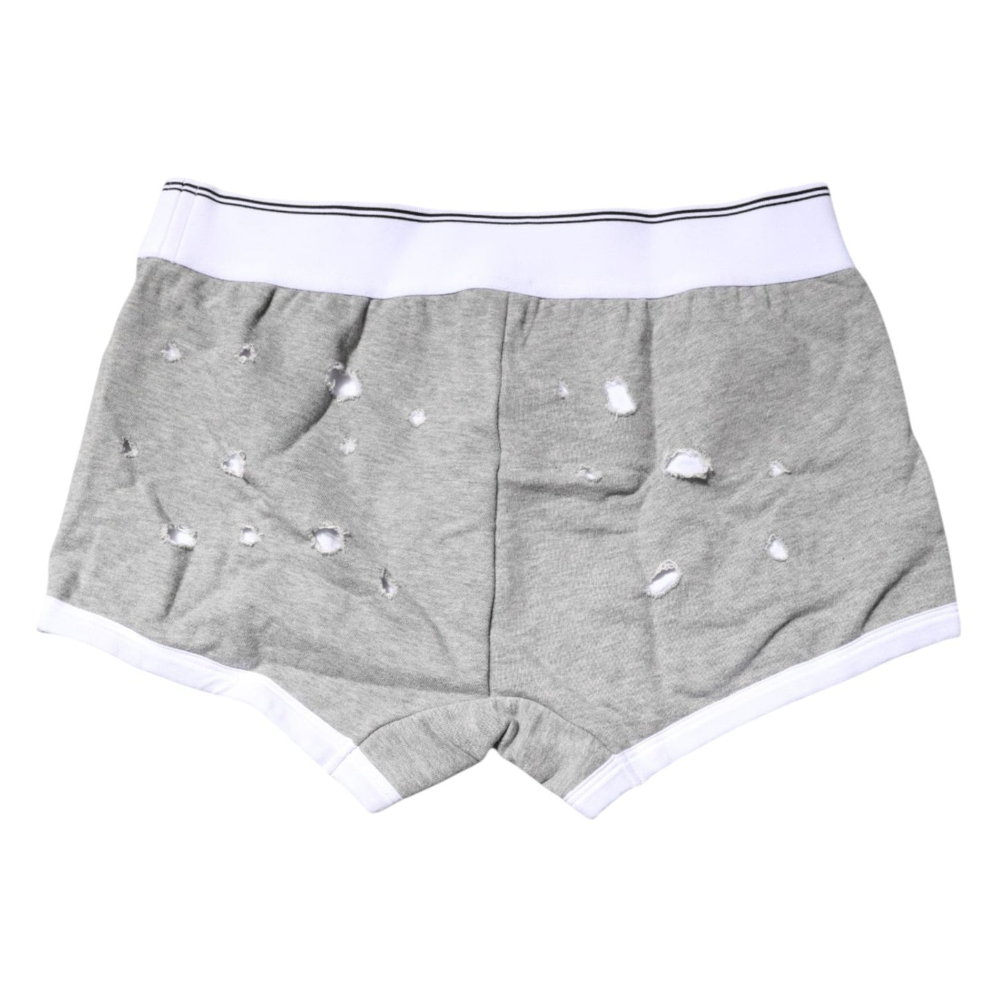 Dolce & Gabbana Gray Cotton Stretch Regular Boxer Underwear BIK1579-3