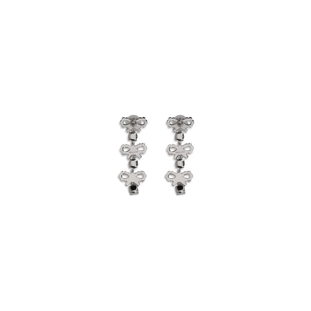 Self-Portrait Dangling Earrings with bows SE-PF25612ESLSILVER-ONE SIZE