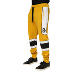 Dolce & Gabbana Yellow Cotton Drawstring Jogger Pants