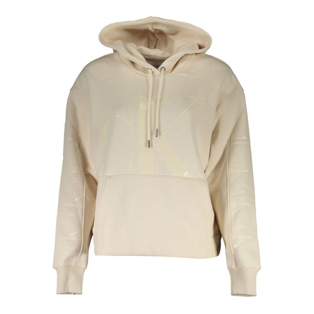 Calvin Klein Beige Cotton Sweater CA-2226-XS