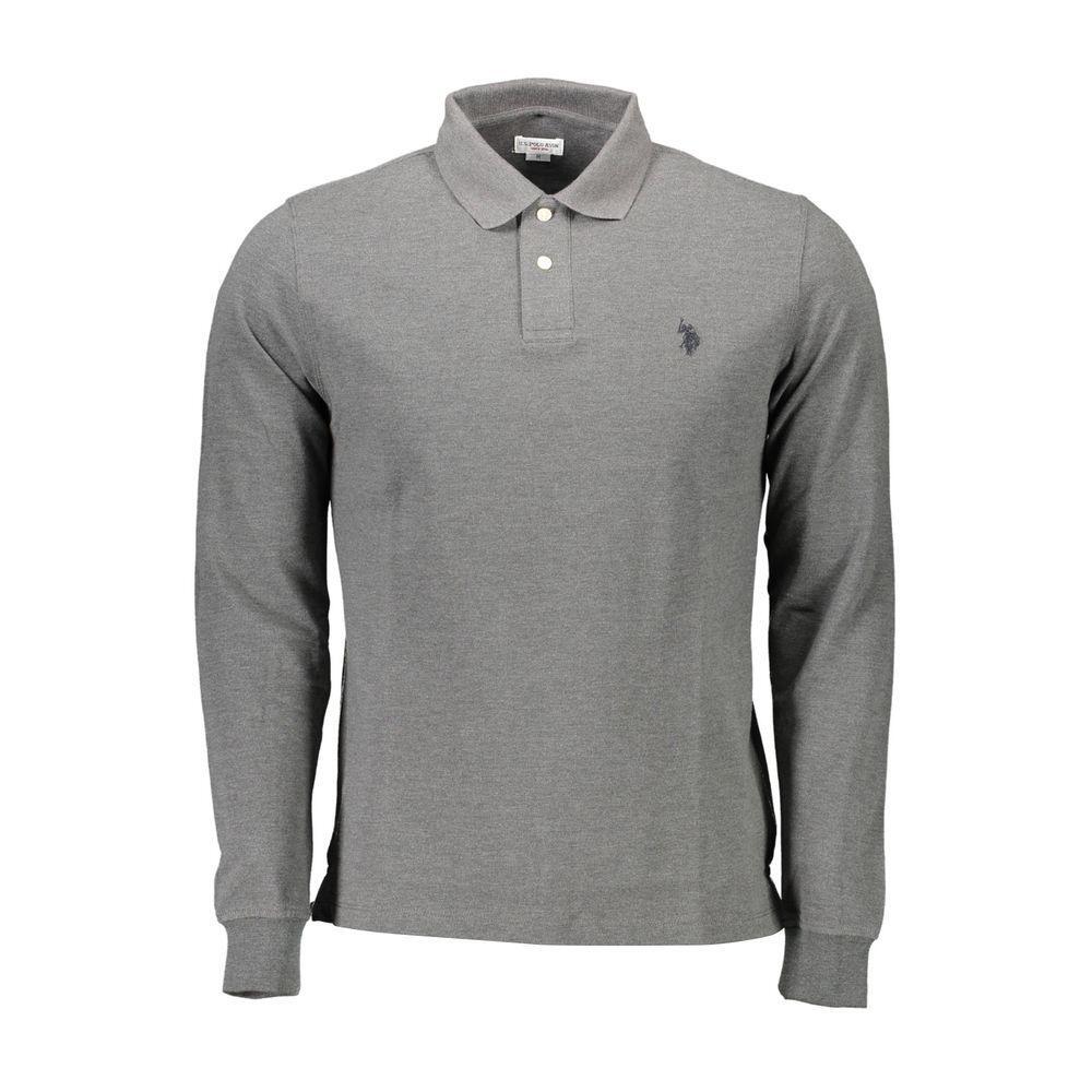 U.S. POLO ASSN. Gray Cotton Polo Shirt US-9246-XXL