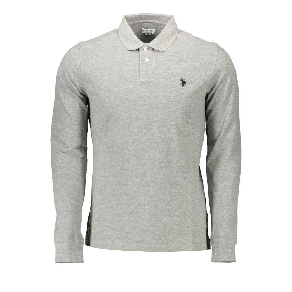 U.S. POLO ASSN. Gray Cotton Polo Shirt US-9247-XXL