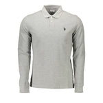 U.S. POLO ASSN. Gray Cotton Polo Shirt US-9247-XXL