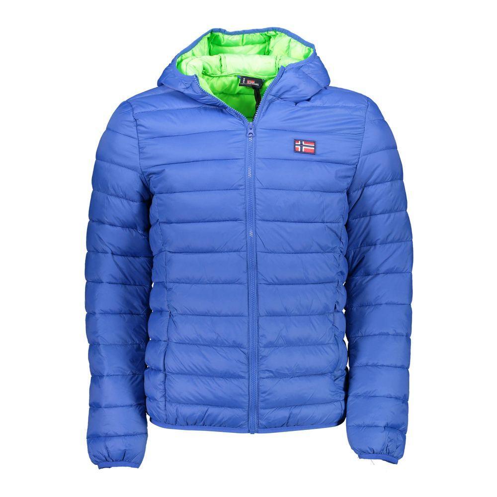 Norway 1963 Blue Polyamide Jacket NO-9646-XXL