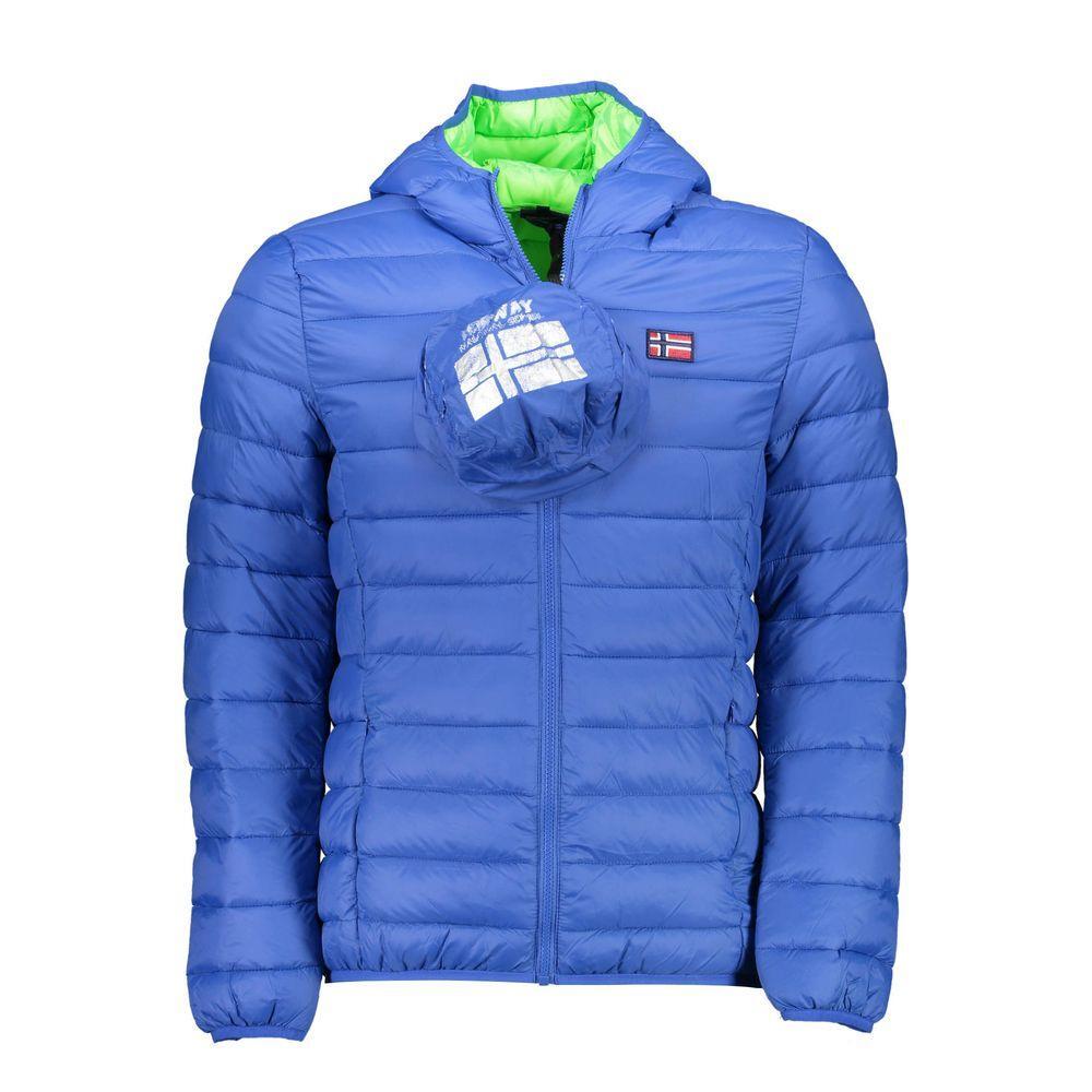 Norway 1963 Blue Polyamide Jacket NO-9646-XXL