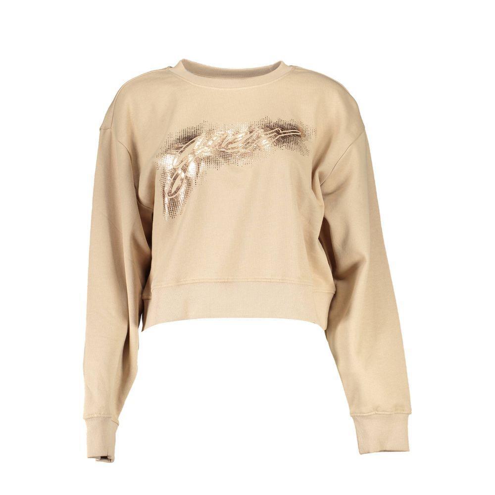 Guess Jeans Beige Cotton Sweater GU-10207-XXL