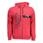 Cavalli Class Red Cotton Sweater CA-11072-M