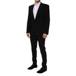 Dolce & Gabbana Black MARTINI Single Breasted 2 Piece Suit