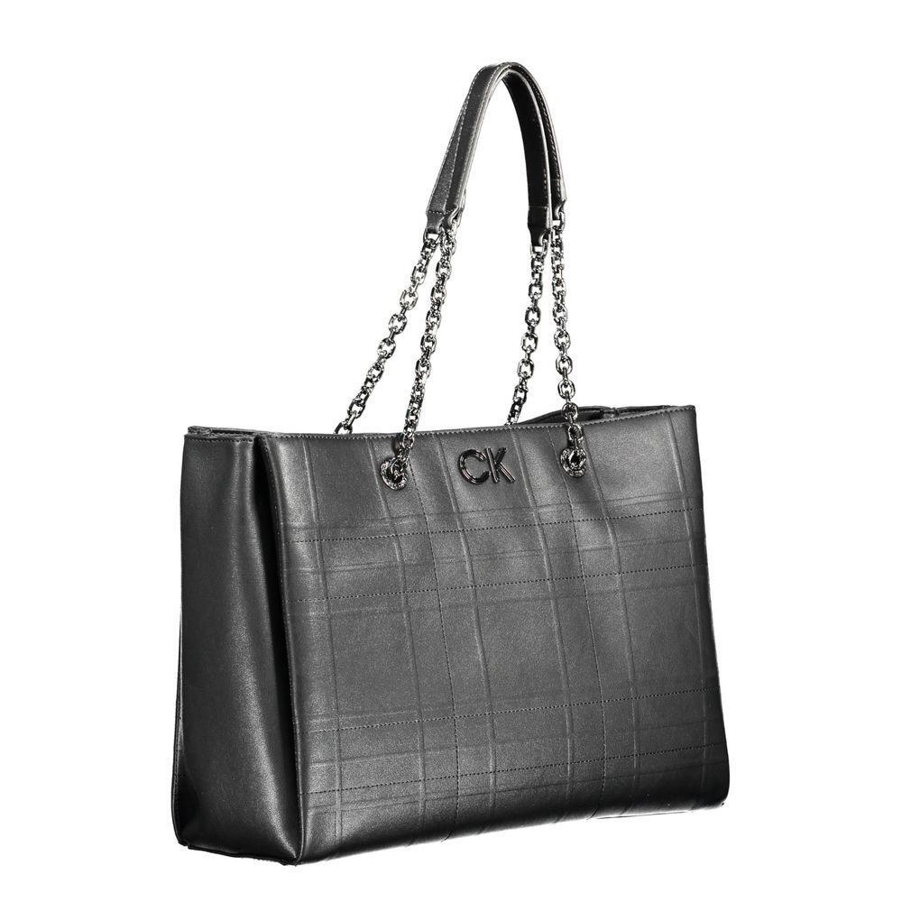 Calvin Klein Black Polyester Handbag CA-13689