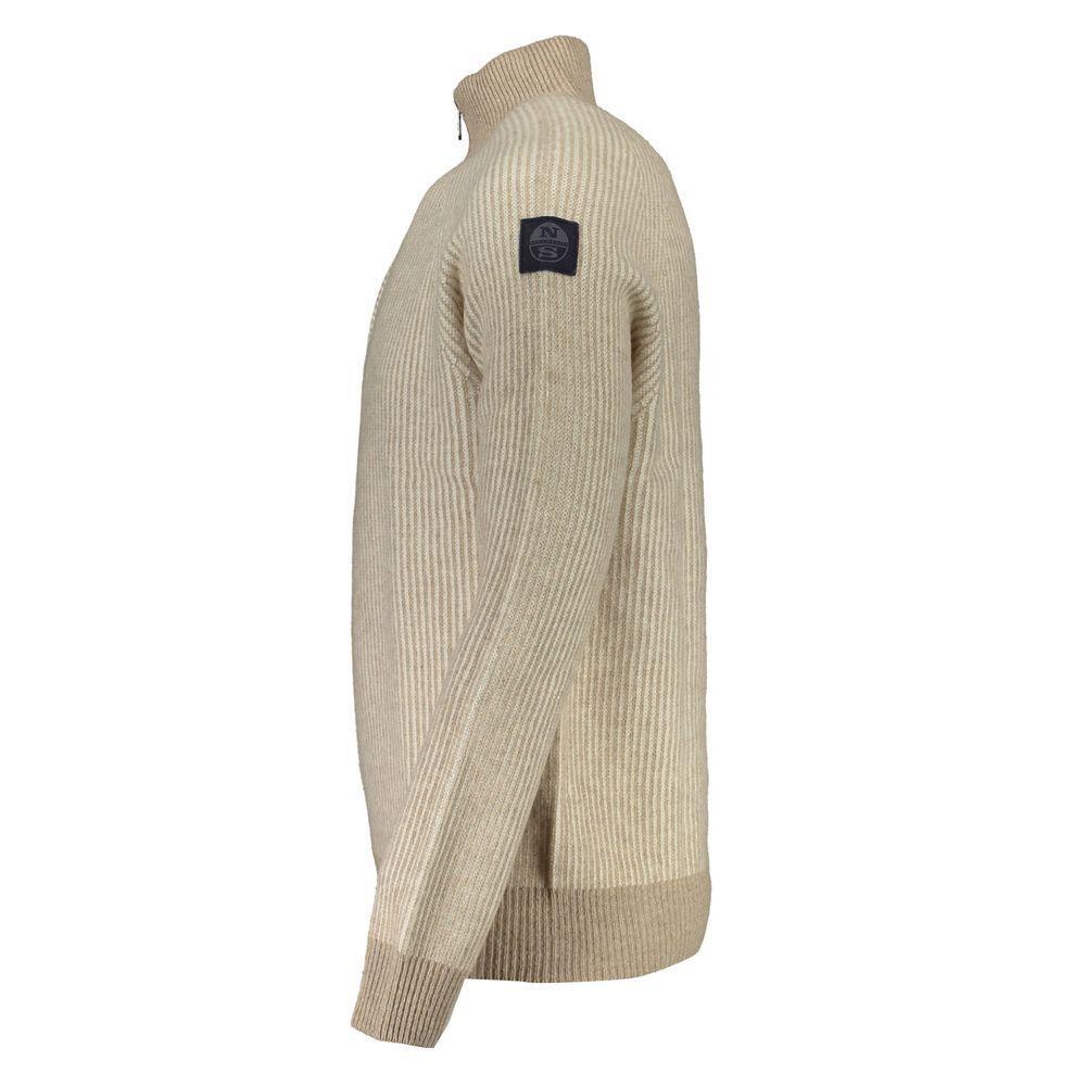 North Sails Beige Wool Sweater NO-16271-XXL
