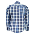 North Sails Blue Cotton Shirt NO-16382-XL