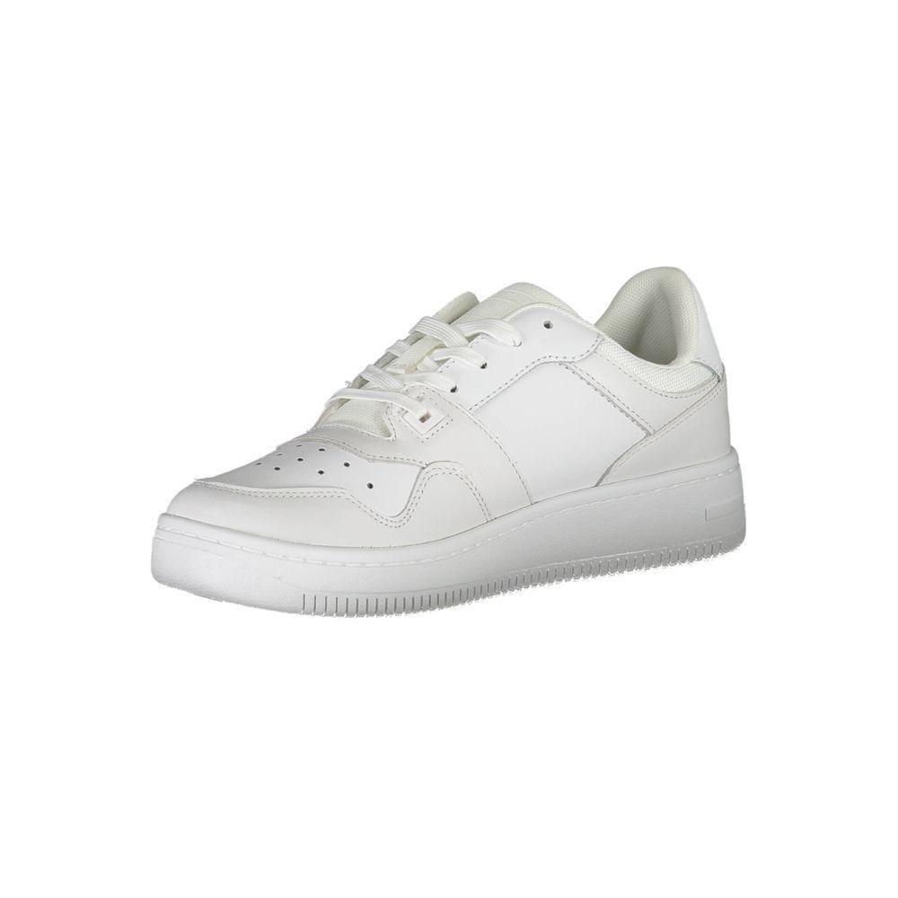 Tommy Hilfiger White Polyester Sneaker TO-16650-EU43/US10