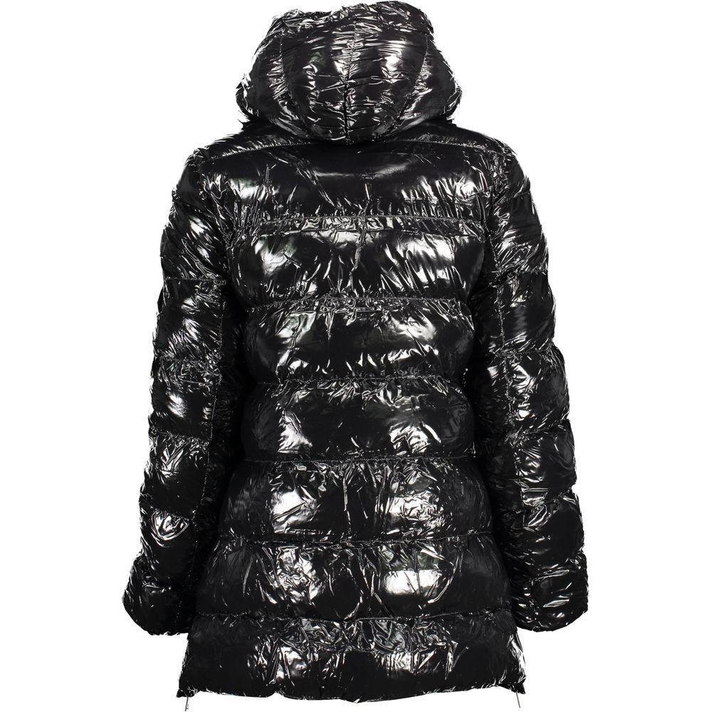 U.S. POLO ASSN. Black Polyester Jackets & Coat US-16943-42