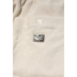 Dolce & Gabbana Ivory Cotton Men Bermuda Sweatshorts Shorts PAN76427-60