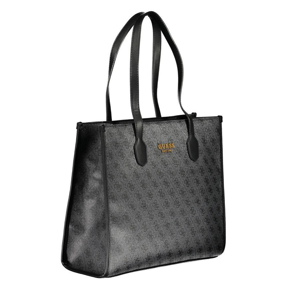 Guess Jeans Black Polyethylene Handbag GU-17377