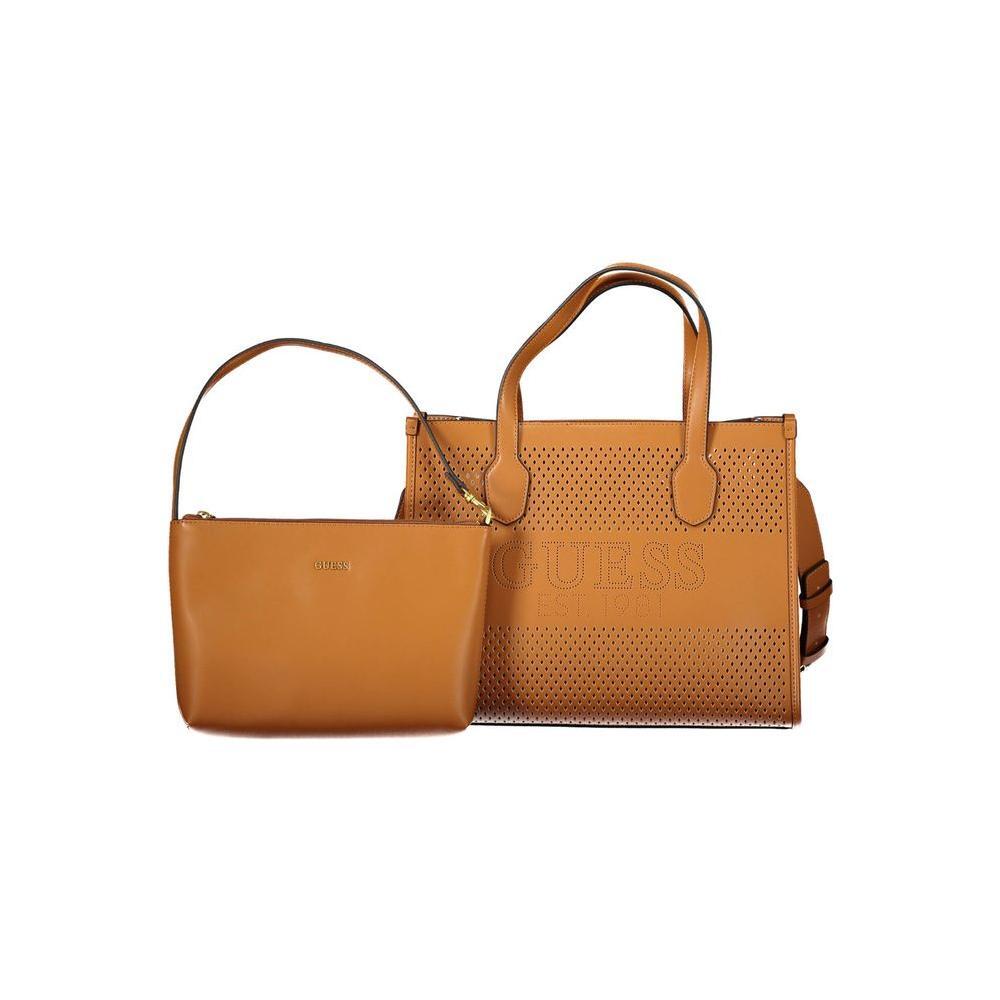 Guess Jeans Brown Polyethylene Handbag GU-18475