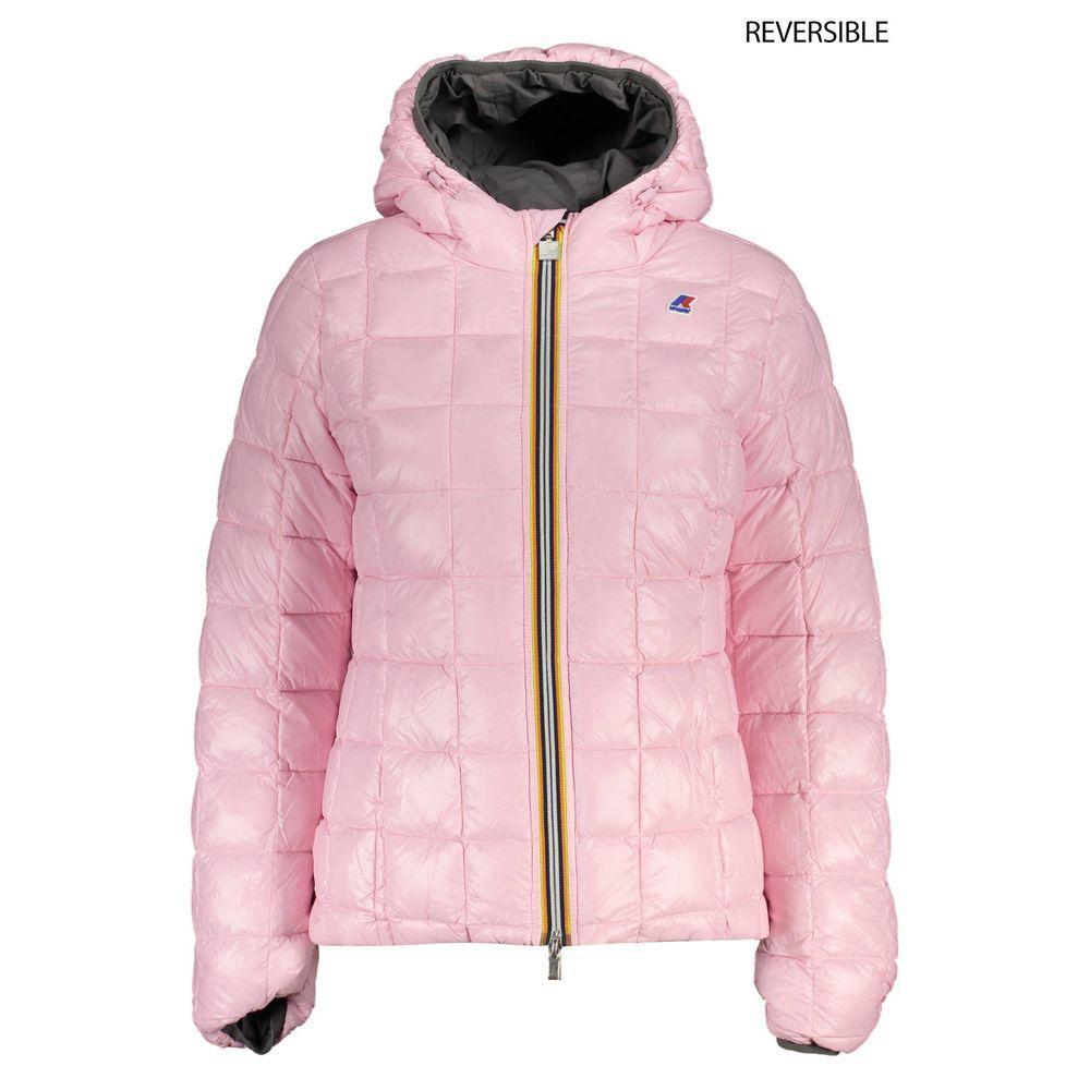 K-WAY Gray Polyamide Jackets & Coat KW-22235-XS