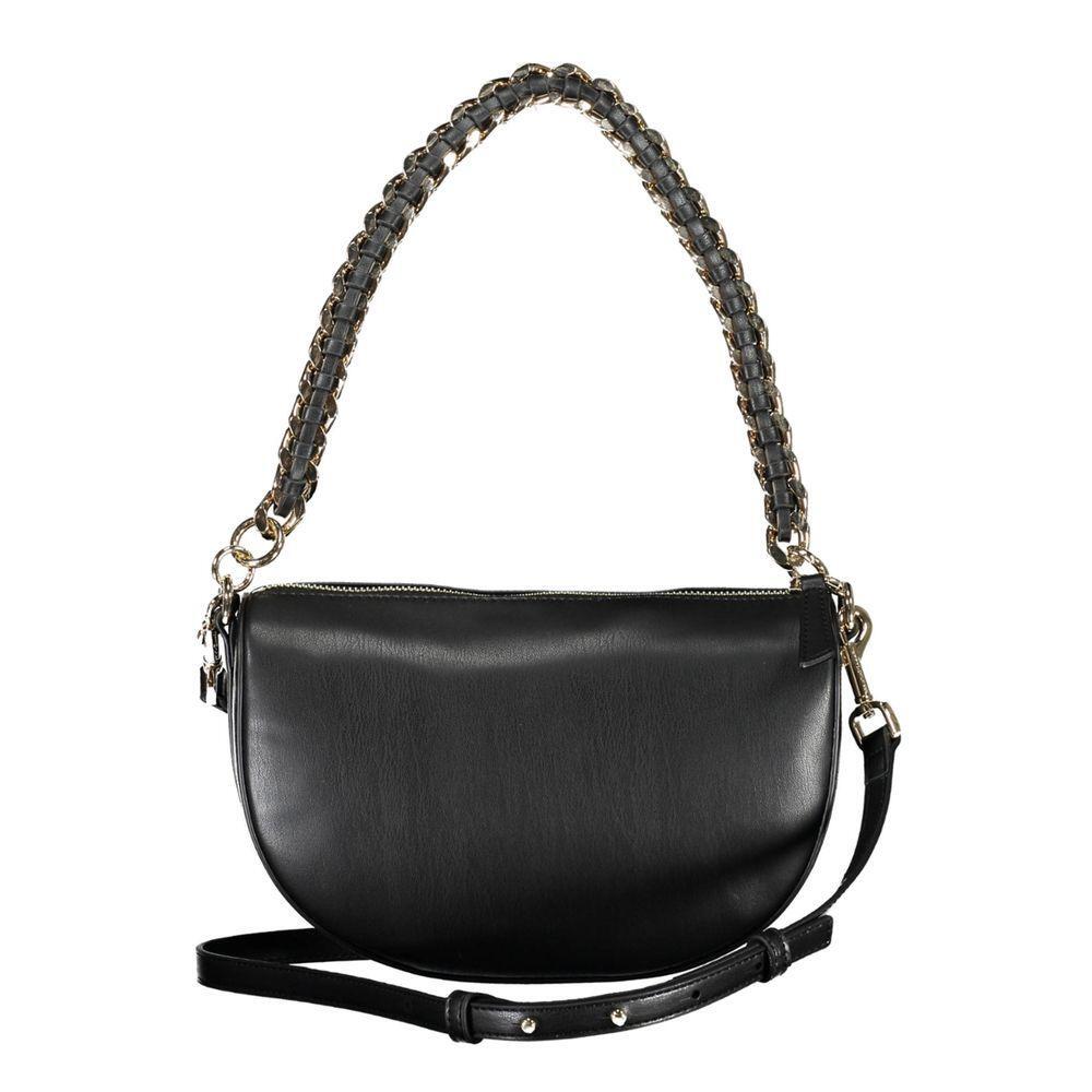 Tommy Hilfiger Black Polyethylene Handbag TO-26311