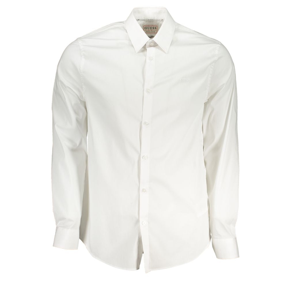 Guess Jeans White Cotton Shirt GU-27965-S