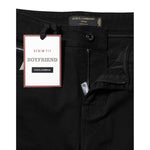 Dolce & Gabbana Black Boyfriend Cotton Mid Waist Denim Jeans
