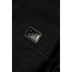 Dolce & Gabbana Black Boyfriend Cotton Mid Waist Denim Jeans