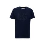 Dolce & Gabbana Blue Cotton T-Shirt DO-9640673-S