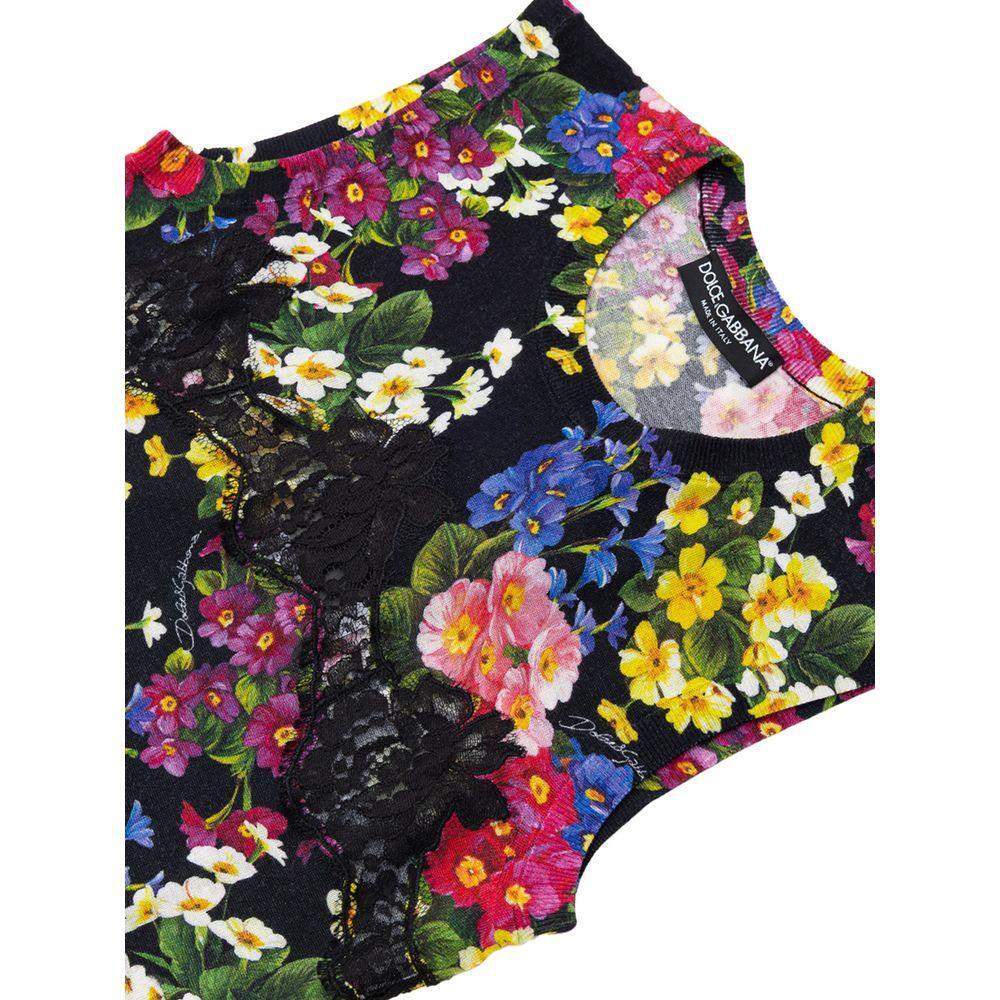 Dolce & Gabbana Black Cashmere Tank Top DO-9608676-IT38|XS