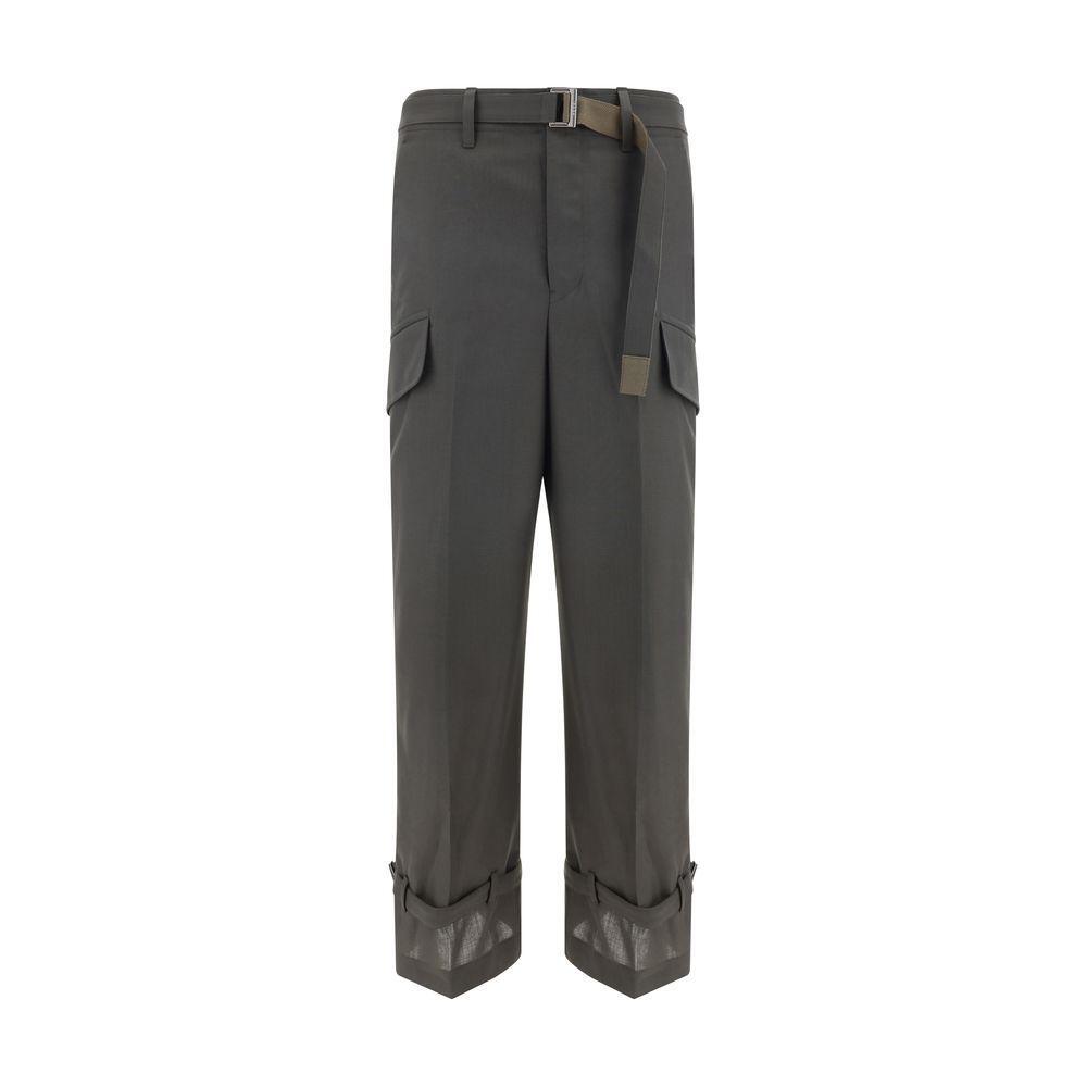 Sacai Pants with adjustable hem SA-2403423M501-2