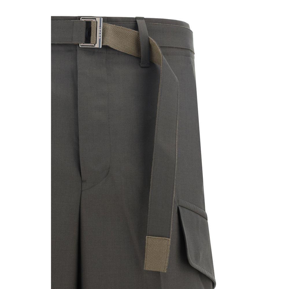 Sacai Pants with adjustable hem SA-2403423M501-2
