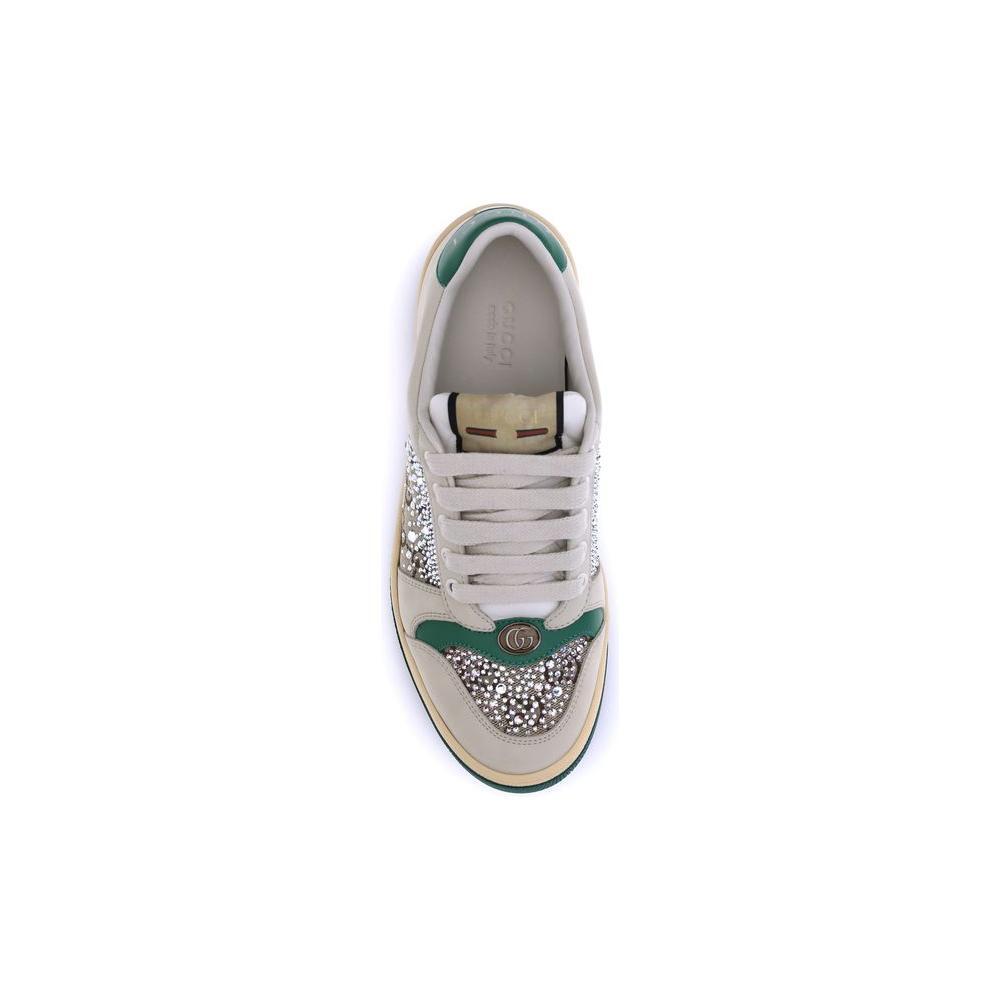 Gucci Rhinestone Screener Sneakers