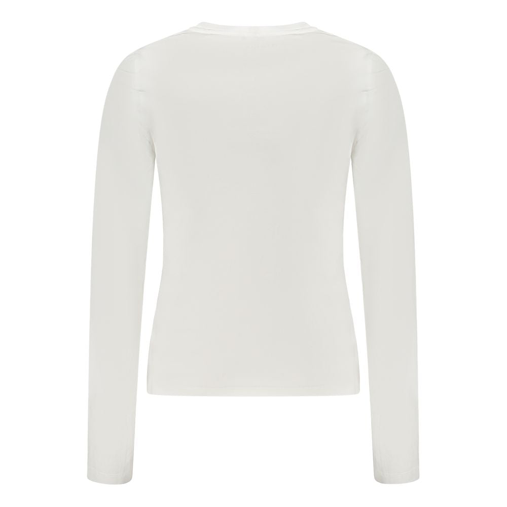 Guess Jeans White Cotton Tops & T-Shirt GU-35124-M