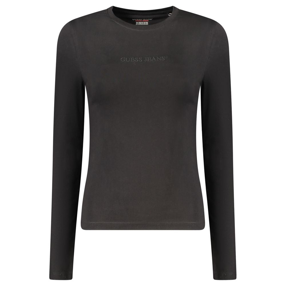 Guess Jeans Black Cotton Tops & T-Shirt GU-35213-S