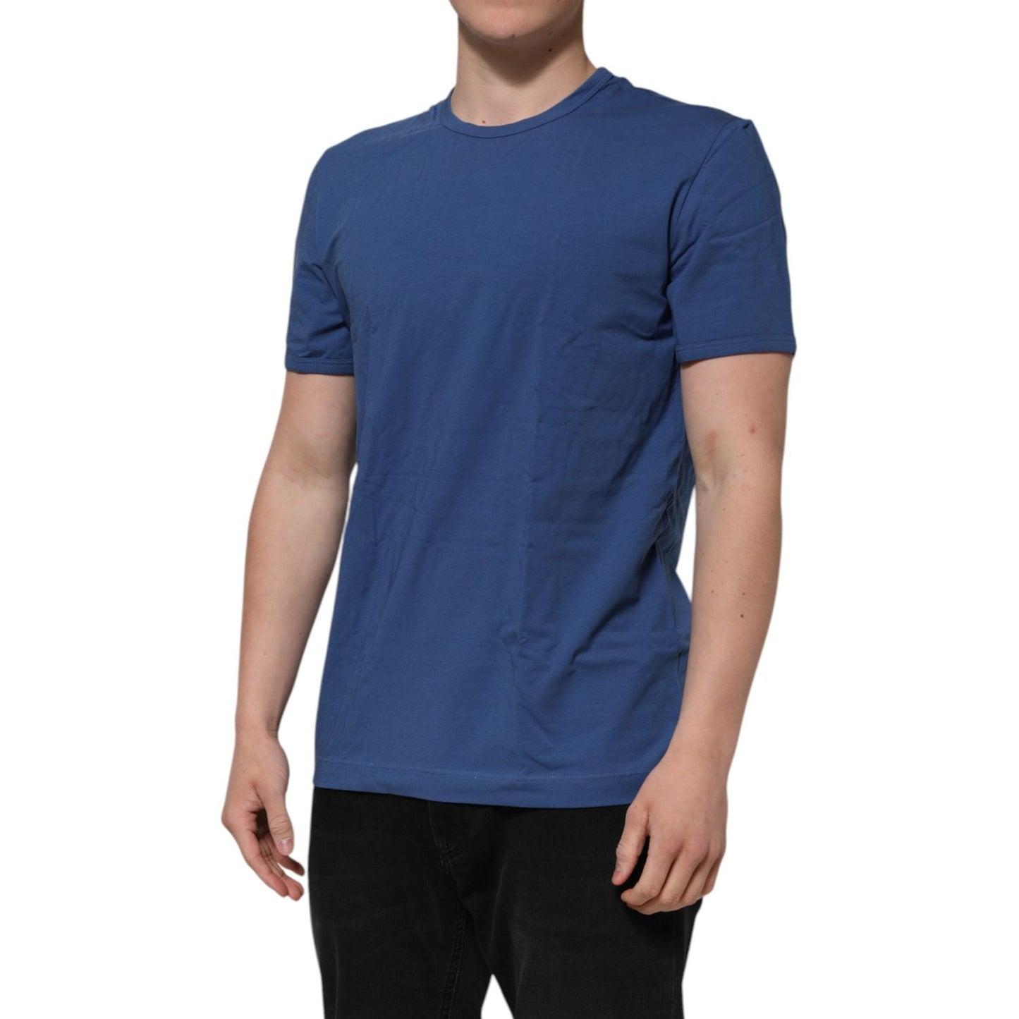Dolce & Gabbana Blue Cotton Men Round Neck Underwear T-shirt TSH906957-5