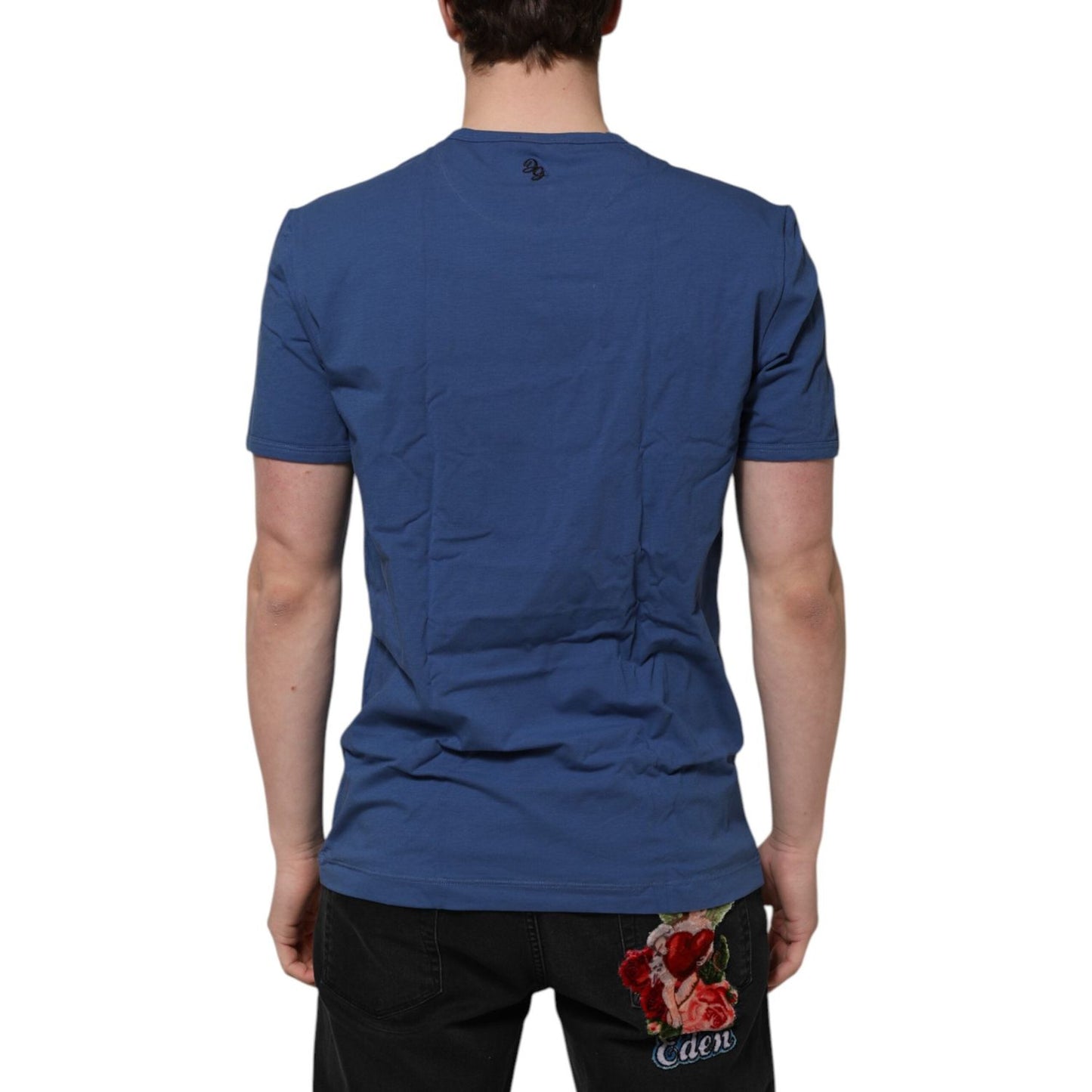 Dolce & Gabbana Blue Cotton Men Round Neck Underwear T-shirt TSH906957-5