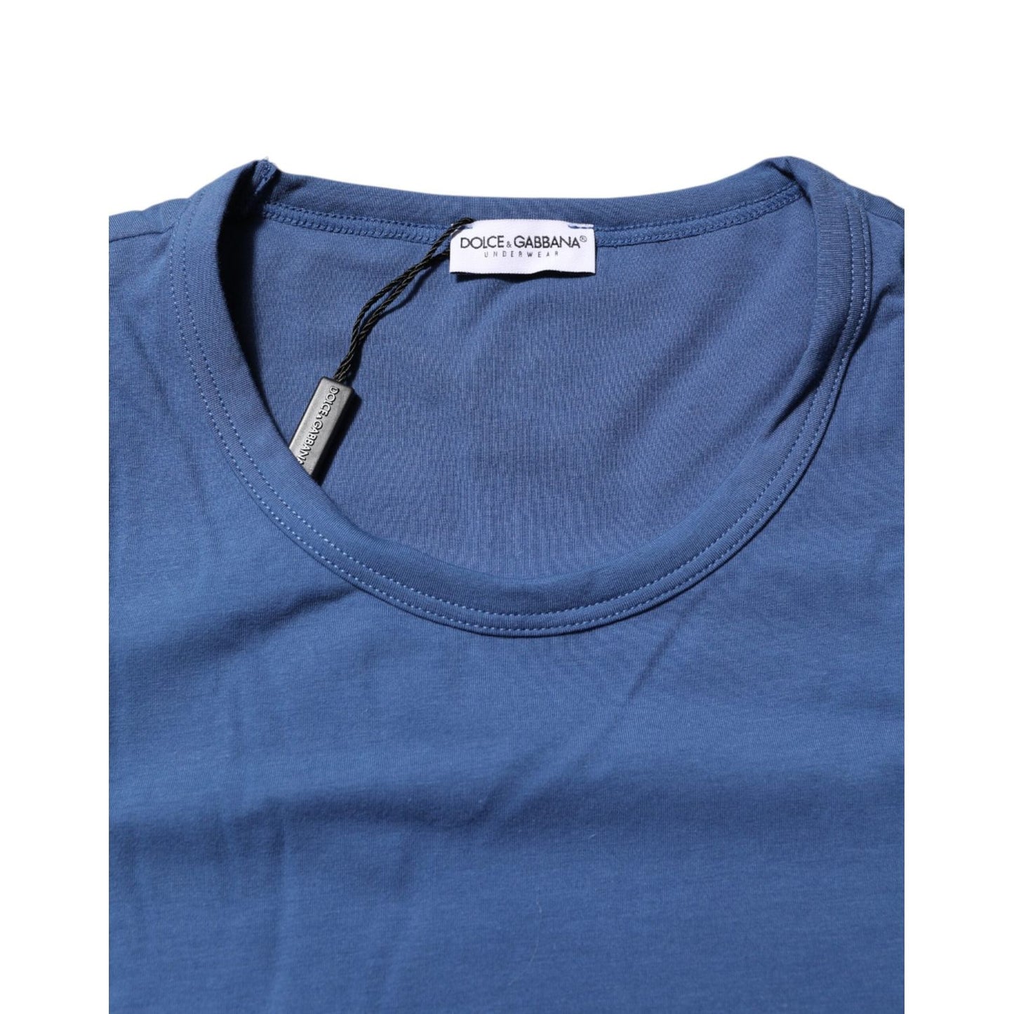 Dolce & Gabbana Blue Cotton Men Round Neck Underwear T-shirt TSH906957-5