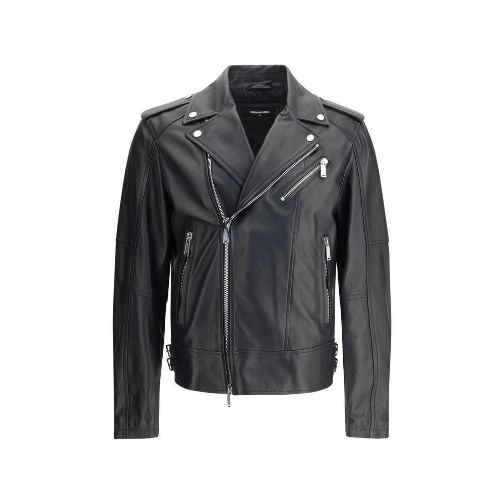Dsquared² Kiodo leather Jacket DS-S74AM1329SY1491900-IT52 | XL