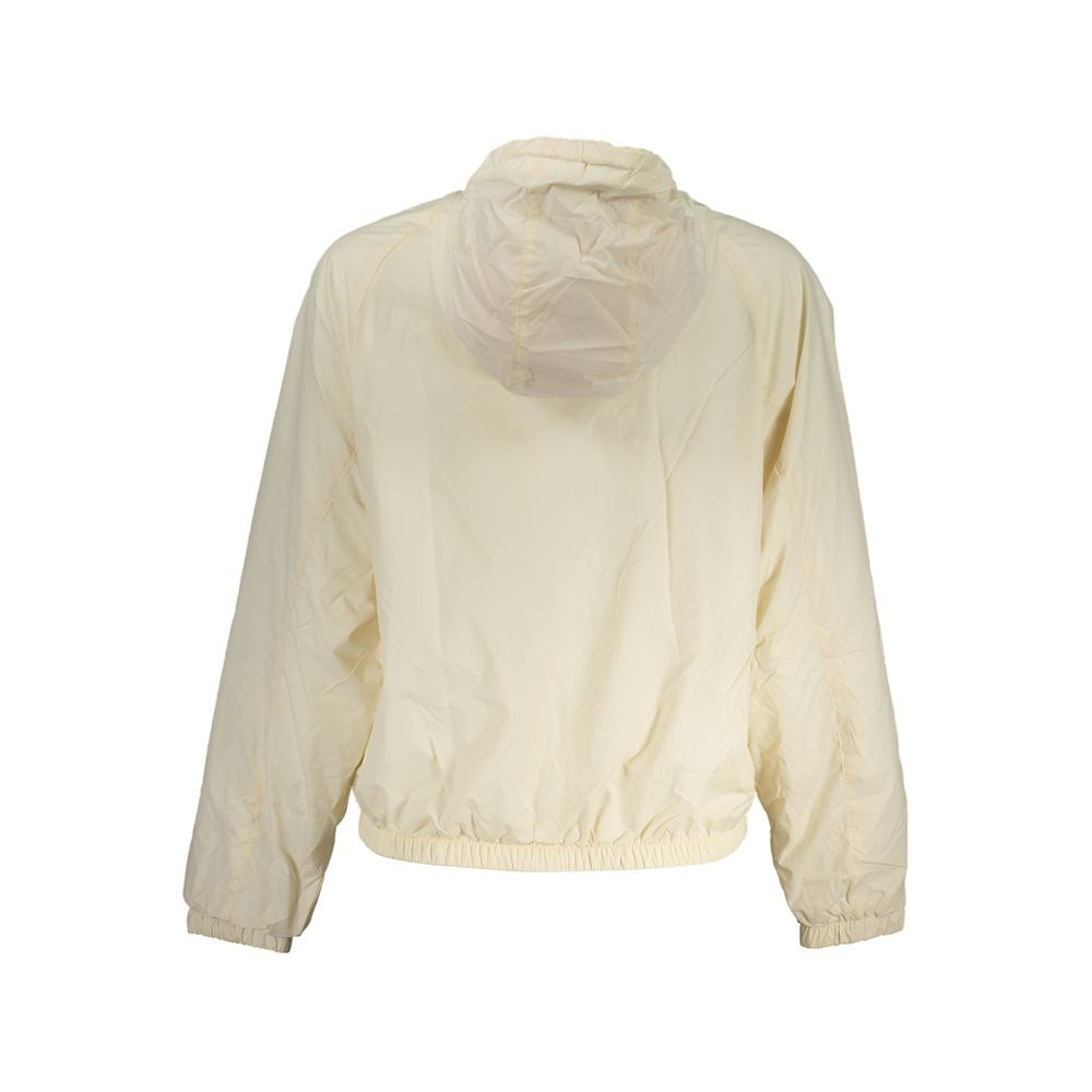 Napapijri Beige Polyester Jackets & Coat NA-28562-XS